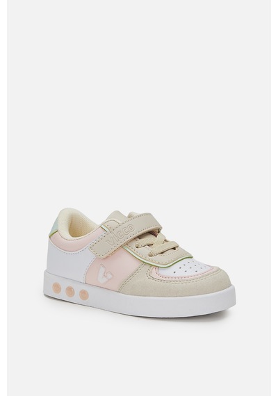 Vicco Sam Işıklı Kız Bebek Pudra Sneaker Pudra