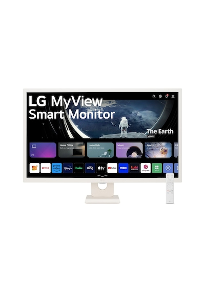 LG 32SR50F-W 31.5" 8 MS 60 Hz WebOS Full HD IPS LED Smart Monitör