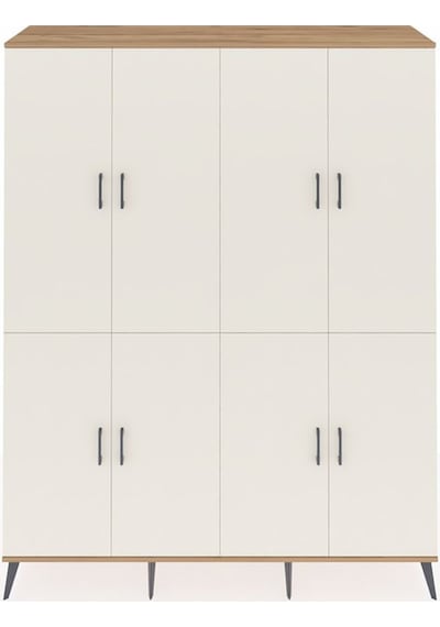 Hyperion Gardrop 4 Raflı 8 Kapaklı 4 Askılı 176x44x221 Çam-aytaşı Aytaşı Hyperion Gardrop 4 Raflı 8 Kapaklı 4 Askılı 176x44x221 Çam-aytaşı Aytaşı