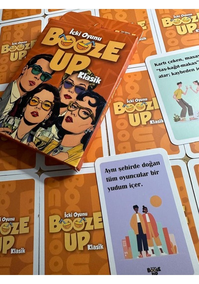 Booze Up Klasik Eğlenceli Görev Kartı Oyunu 50 Kart