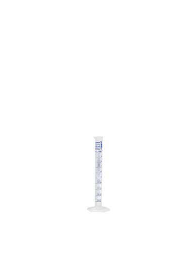 Borox Plastik Mezür 10 Ml - Uzun Form - Mavi Skala