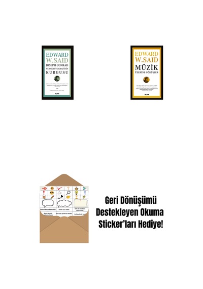 Joseph Conrad Ve Otobiyografinin Kurgusu + Müzik Üzerine Görüşler + Okuma Sticker'ları