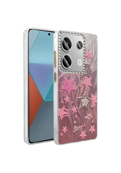 Xiaomi Redmi Note 13 Pro 4g Uyumlu Kılıf Blade Aynalı Desenli Kapak - Desen 7