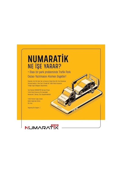 Numaratik Qr Code Yeni Nesil Hatalı Park Uyarı Sistemi