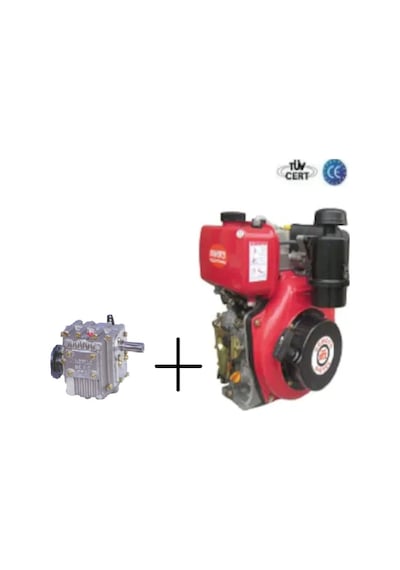 Dizel Motorlu Baysan Bn10 Şanzımanlı Deniz Motoru-12Hp Içten Takma-Marşlı Şarjlı