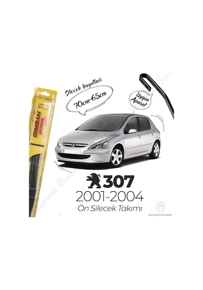 Peugeot 307 Silecek Takımı 2001-2004 İnwells  Hibrit