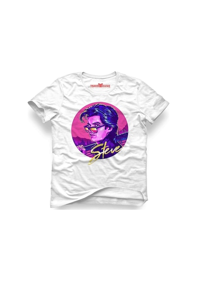 Tshirthane Stranger Things Steve Tişört Erkek Tshirt