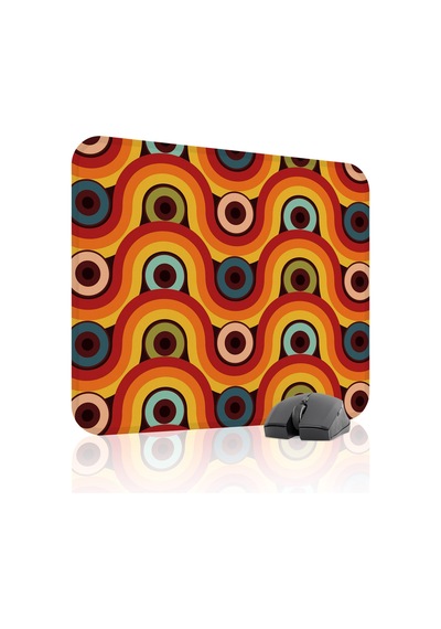 Retro 60 Lar Kaymaz Dikişli Kauçuk Oyuncu Mousepad V1 - 48x40 Xl Gaming Mouse Pad Fare Altlığı