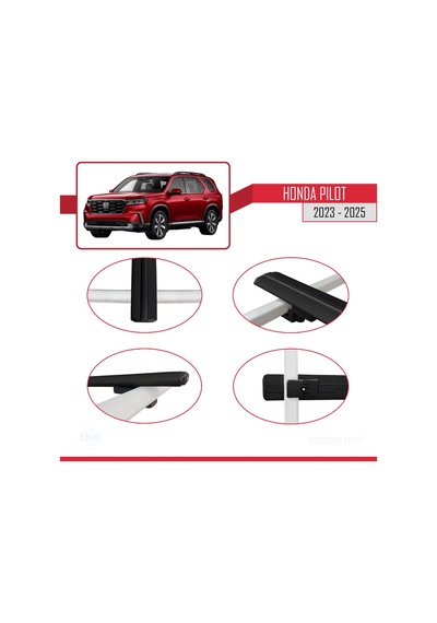 Honda Pilot 2023-2025 Arası İle Uyumlu Basıc Model Ara Atkı Tavan