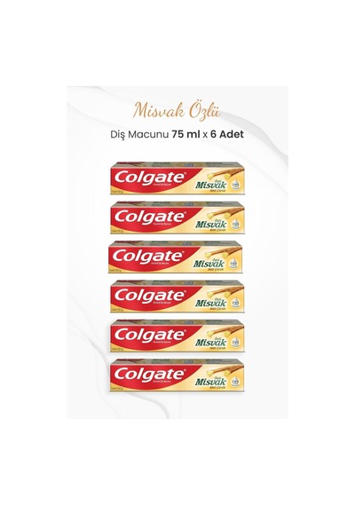 Misvak Özlü Diş Macunu 75 Ml X 6 Adet
