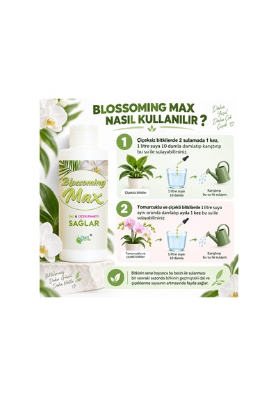 Blossoming Max Bitki Besini Dal Çiçeklenme Gelişim Desteği 200 Ml