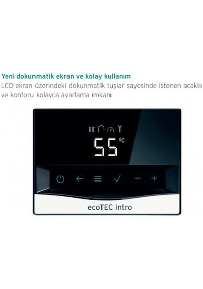 Vaillant VUW 24/28 AS/1-1 (H-TR) ecoTEC intro 24 20.000 Kcal/h Tam Yoğuşmalı Kombi