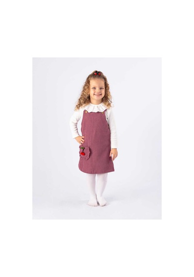 Nehirim Kids Kız Çocuk Kiraz Detaylı Kadife Jile Fisto Yakalı Uzun Kollu Badili İkili Takım Mevsimlik Ve Kışlık Mürdüm Salopet Elbise 2-3-4-5 Yaş Mürdüm Nehirim Kids Kız Çocuk Kiraz Detaylı Kadife Jile Fisto Yakalı Uzun Kollu Badili İkili Takım Mevsimlik Ve Kışlık Mürdüm Salopet Elbise 2-3-4-5 Yaş Mürdüm
