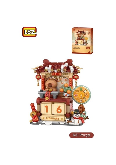 Lz4813 Loz Yeni Yıl Takvimi 631 Parça Block Çok Renkli