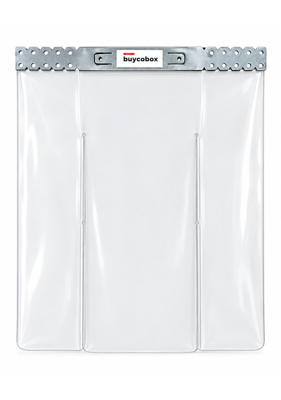 Buycobox Köpek Kulübesi Kapısı İçin Şeffaf Perde Xs-22x35cm, S-32x45cm, M-38x60cm, L-40x70cm, Xl-55x70cm, 2xl-70x100cm