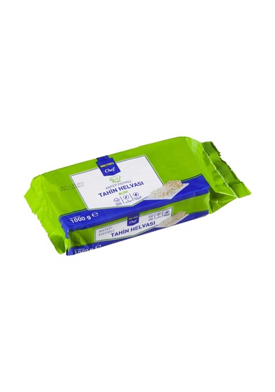 Antep Fıstıklı Helva 1 Kg - %100 Susam Tahinli - 4 Adet Tarı