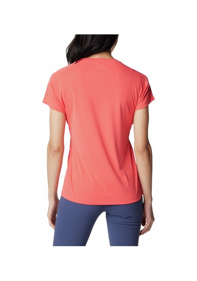 Columbia Zero Rules Kısa Kollu Kadın T-shirt Al6914 Altın - Kırmızı