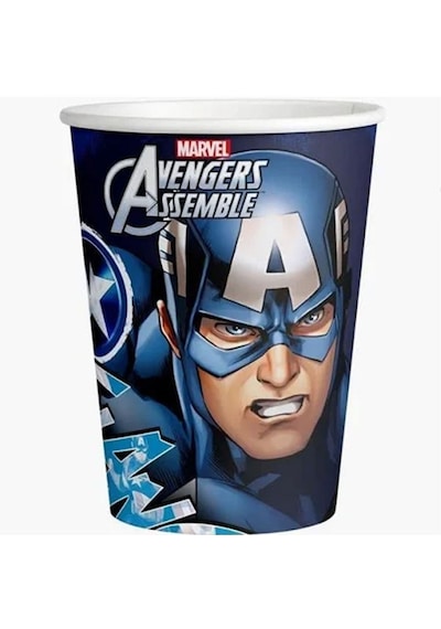Kaptan Amerika Captain Amerika Bardak 8 Oz Pk:8 +3