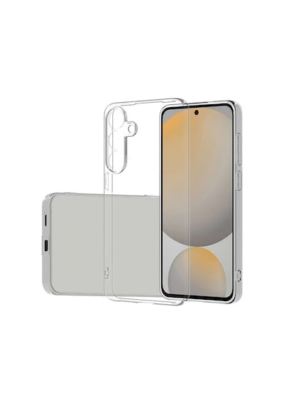 Samsung Galaxy Uyumlu S25 Fe Kılıf Zore Süper Silikon Kapak Seffaf