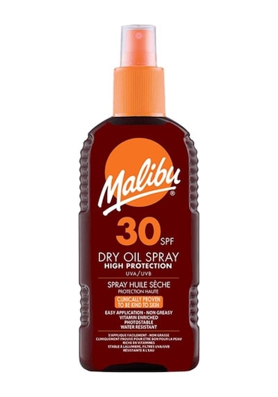 Malibu Güneş Koruyucu Dry Oil Bronzlaştırıcı Sprey SPF30 200ml