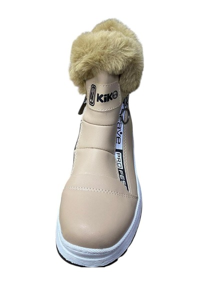 Lepetit Çocuk Kürklü Çift Fermuarlı Kar Botu Vizon Krem - 812221082 Vizon Krem