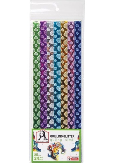 Ql01-5 Simli Quilling Kağıdı 25 Cm 24'Lü