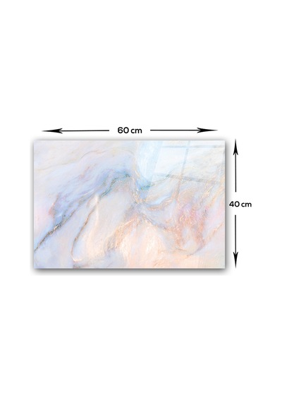 Decorita Supreme Mermer Görünümlü | Cam Ocak Arkası | 40cm x 60cm