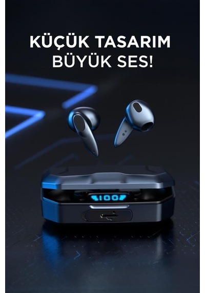 Delux Serisi Bluetooth Cihaz Kablosuz Model Hobici Ürünü Oyuncu Kulaklığı G30 Siyah