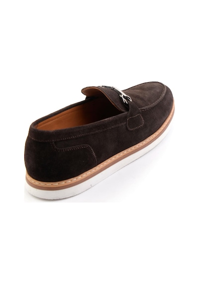 Kahve Hakiki Deri Erkek Loafer Ayakkabı E01597002102