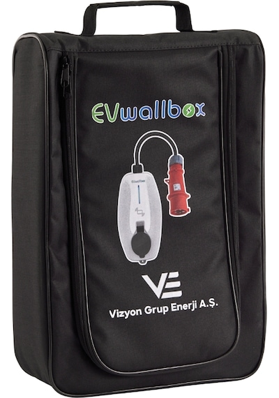 Evwallbox 22kw V3 Türkçe Mobil Uygulama 5 Yıl Garanti, 5 Metre Tip2 Araç Şarj Kablosu, Taşıma Çantası Ve 220v Dönüştürücü Adaptör Dahil 22 Kw