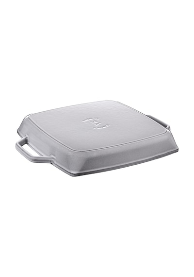 Staub Döküm Izgara Tava Çift Kulp Gri 28 Cm