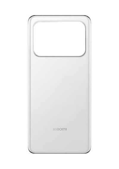Xiaomi Mi 11 Ultra Beyaz Arka Cam Batarya Pil Kapağı Telefon Arka Kapak
