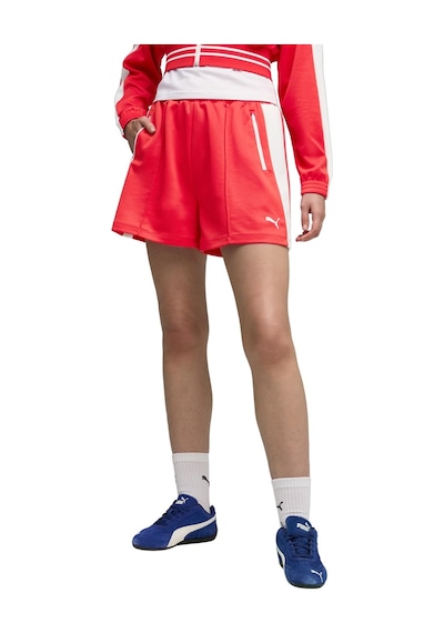 634620-11 Puma T7 Shorts Kadın Şort Ve Kapri Kırmızı 634620-11 Kırmızı