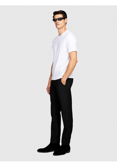Sisley Poliviskoz Slim Fit Formal Pantolon Erkek Siyah Pantolon - 323a4kı356y89