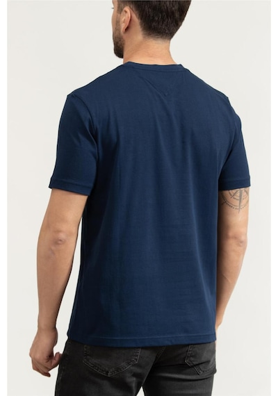 Erkek Pamuklu Regular Fit Kısa Kollu Lacivert T-shirt Mw0mw38334-daf Lacivert
