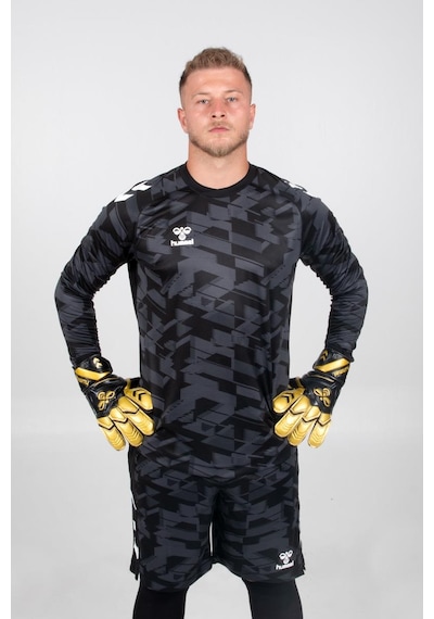 Hummel Line Kaleci Tek Üst Forma Siyah