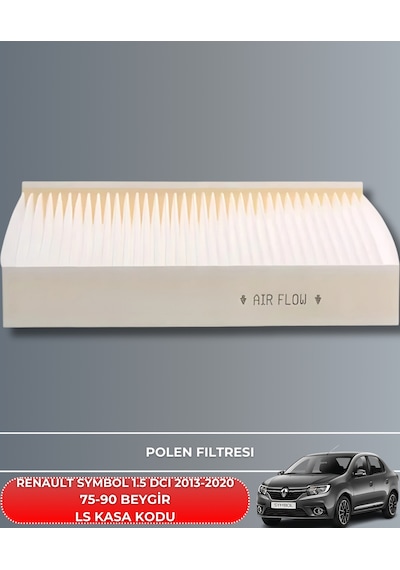 Renault Symbol 1.5 Dcı 2013-2014-2015-2016-2017-2018-2019-2020 75-90 Beygir Filtre - Yağ Bakım Seti