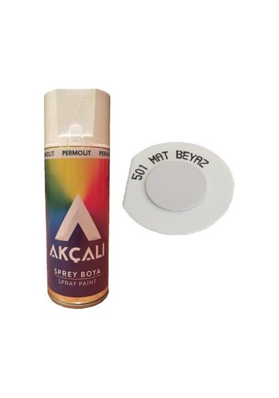 Akçalı Sprey Boya 400 Ml Mat Beyaz Mat Beyaz
