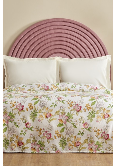 Karaca Home Sorin %100 Pamuk Çift Kişilik Tek Pike Multicolor 200.22.14.0482