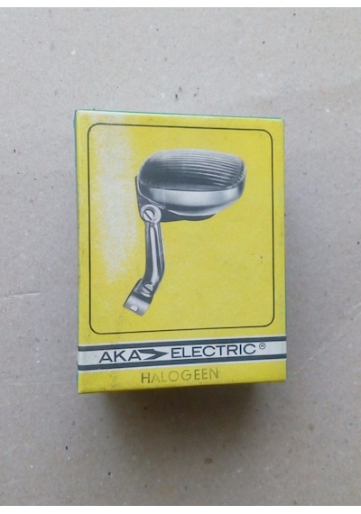 Fer Krom Retro Universal Bisiklet Farı 6V/2.4W Krom Govde Helojen