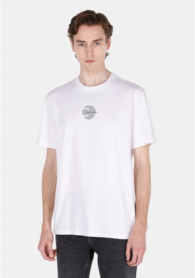 Colin's Colins Comfort Fit Yuvarlak Yaka Düz Erkek Beyaz Kısa Kol Tişört Cl1074515 Cl1074515 Q1.v2 Wht Beyaz