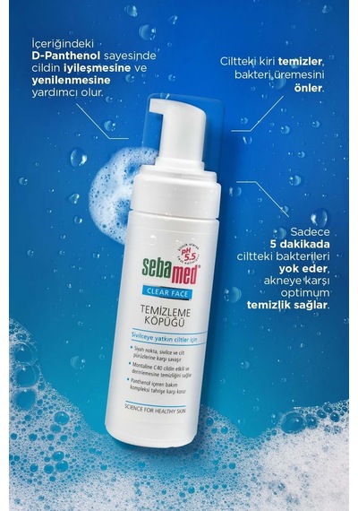 Clear Face Yüz Temizleme Köpüğü 150ml 2 Li Set