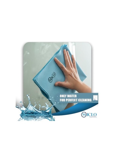 Mıclo Cleanıng Balıksırtı Desen Sihirli Cam, Ayna, Mutfak, Banyo Bezi X6 Adet Açık Bej