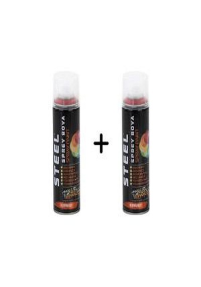 Steel Sprey Boya Kırmızı 200ml 2 Adet 05 Kırmızı