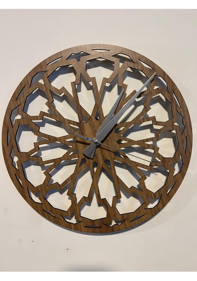 DUVAR SAATİ - 0007 Kahverengi