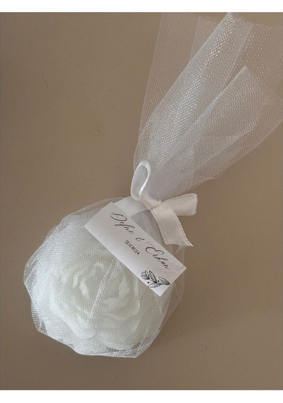 Bernami Mumluk Şamdanpinterest Söz, Nişan, Kına, Düğün, Mevlüt, Sünnet, Nikah Hediyelik Tül İçerisinde Şakayık Mum -15 Adet Diğer