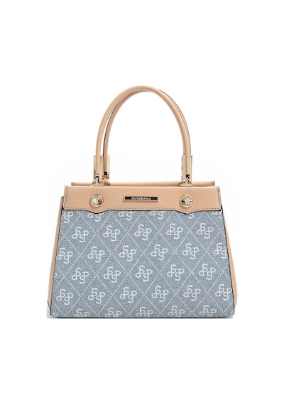 Silver & Polo Silver Polo Mavi - Ten Monogram Kadın El Çantası Sp1292