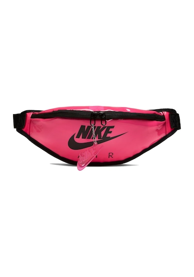 Nike Air Heritage Fanny Pack Zip Hip Waist Bag Bum Belt Thermo Plastic Key Ring Pembe