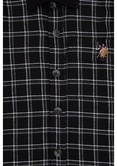 U.s. Polo Assn. Erkek Çocuk Gri Gömlek Desenli 50316674-vr024 Gri