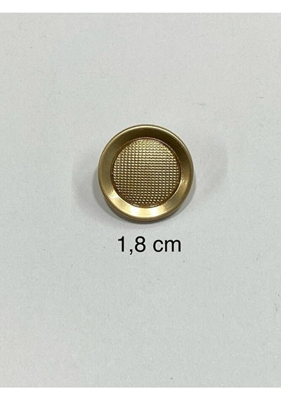 Metal Düğme/hırka Yelek Boyu/ 6 Lı Set/1,8 Cm/jx001/mat Gold